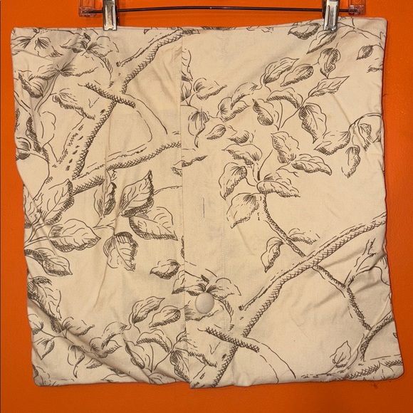 Pottery Barn Embroidered Bird Accent Throw Pillow Cover Case - Picture 2 of 14